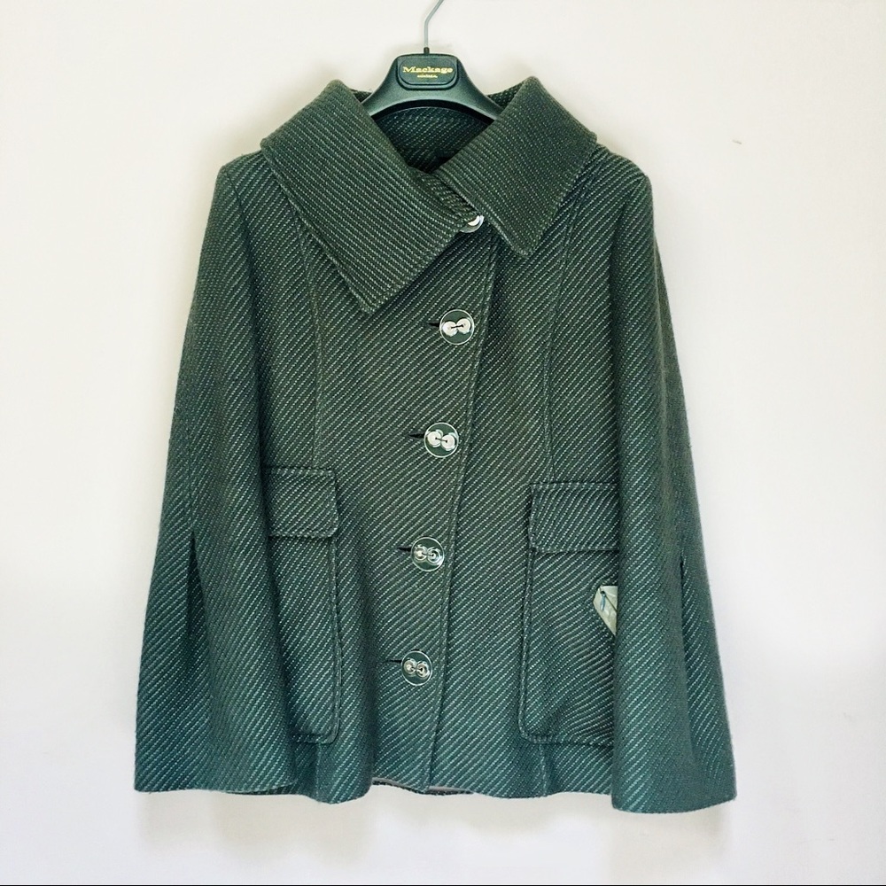 Mackage bell-sleeve dress coat